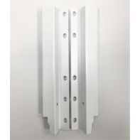 Zapphyre Drawer System rear brackets, H199, silk white, pair