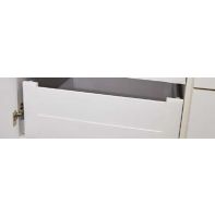 Zapphyre Drawer System H199 inner drawer front insert plate, 1200mm, for cutting to size, white