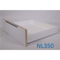 Zapphyre Standard drawer kit H84, NL350, screw-fix, white (each)