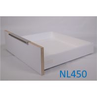 Zapphyre Standard drawer kit H84, NL450, screw-fix, white (each)