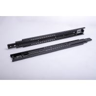 Zapphyre full extension slide runner, side-mount, 45kg, NL350, black (pair)