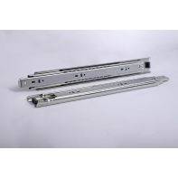 Zapphyre full extension slide runner, side-mount, 45kg, NL250, Zinc (Pair)