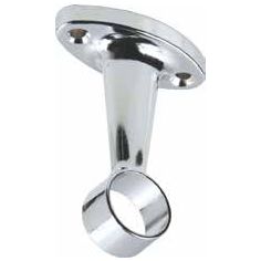 Tube Support Centre Pillar 25mm Dia Zinc Chrome