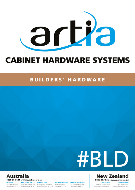 Artia Builders’ Hardware catalogue cover