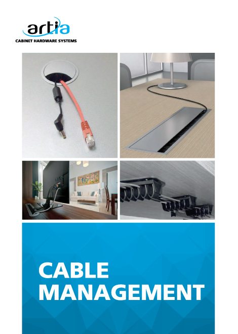 Artia Cable Management catalogue cover