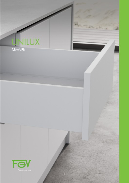 FGV Unilux Drawer & Hinge Systems catalogue cover