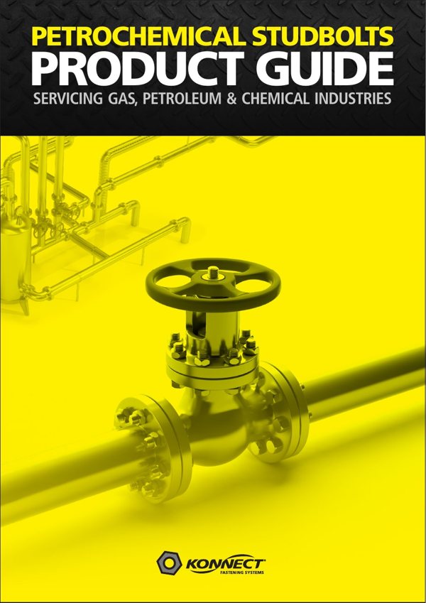 Cover of the Konnect Petrochemical Studbolts Product Guide