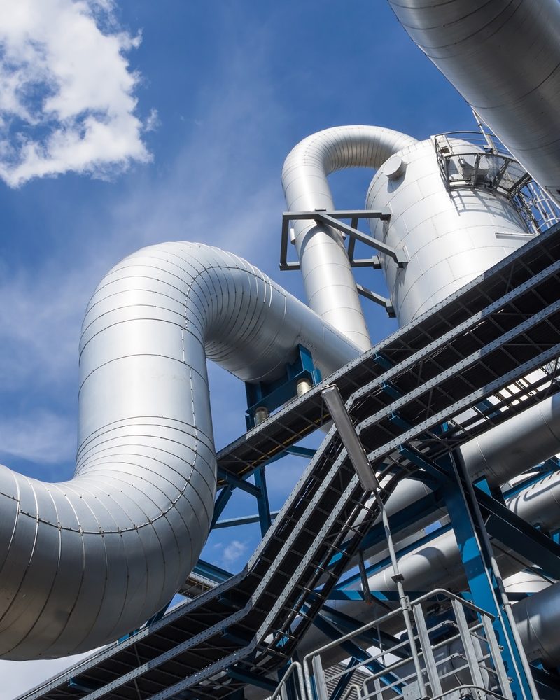 Refinery pipework