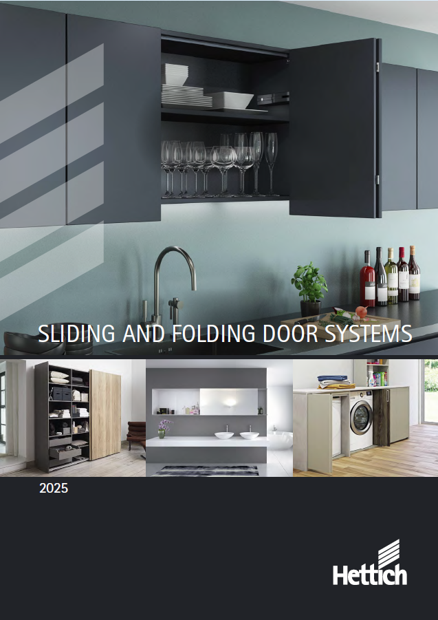 Hettich Sliding & Folding Door Systems catalogue cover